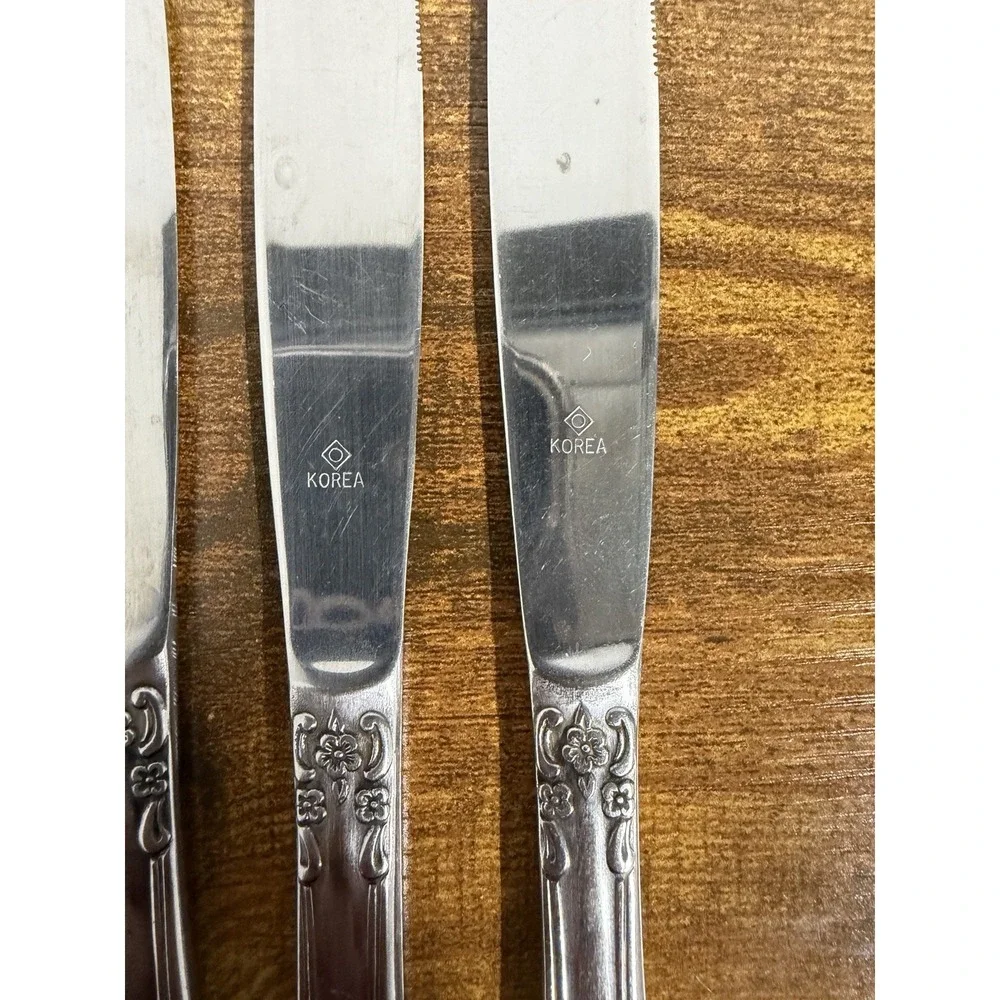 Northland Oneida Stainless Carolina Pattern Flatware Solid Knife 8 1/2
